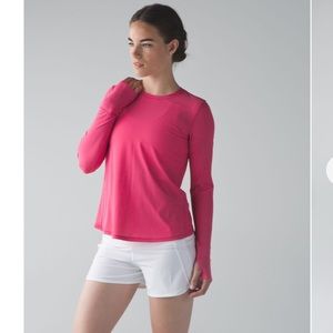Lululemon sun away long sleeve run shirt